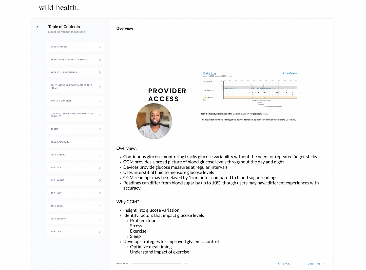 Precision Medicine Training Program